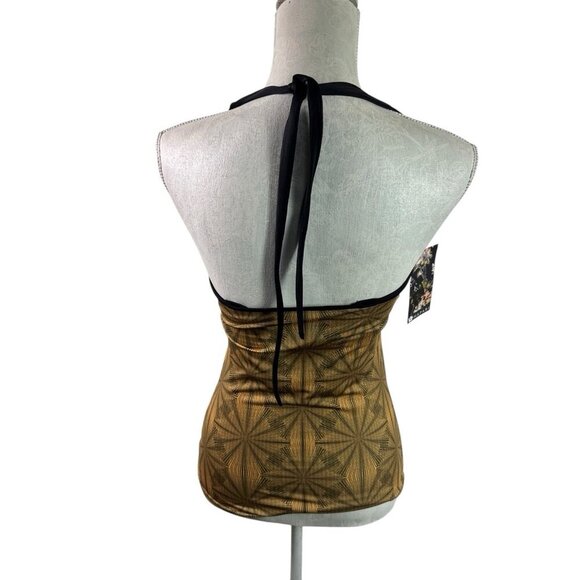 HAPARI Swim Women's S Golddust Sport Tankini Top NWT - Picture 2 of 13